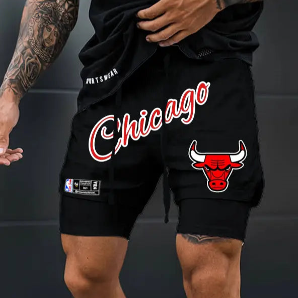 Chicago Bulls NBA Takım Mesh Performans Şortu